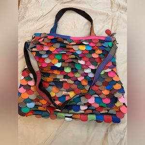 American leather tote